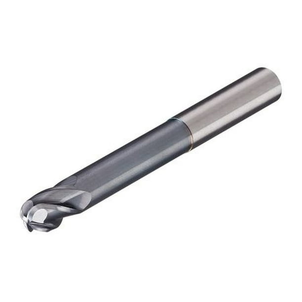 18.00mm Length of Cut Uncoated BLRM-100-4 Number of Flutes: 4 10.00mm Milling Dia Micro 100 Ball End Mill BLRM 18.00mm Length of Cut Uncoated BLRM-100-4 Number of Flutes: 4 10.00mm Milling Dia Micro 100 Ball End Mill BLRM